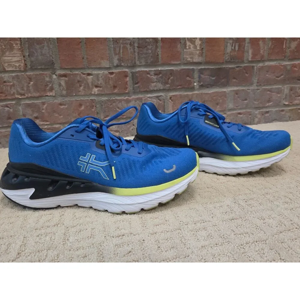 Kuru Triple Max Ion Sneaker Mens Size 12 Azure Blue and Sunny Lime